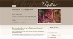 Desktop Screenshot of chapellerie.com